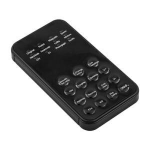 WANGCL Cambiador voz portátil universal, 12 efectos sonido,
