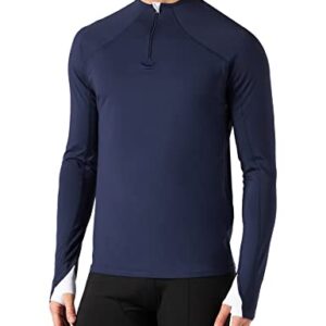 Activewear Camiseta Deportiva Hombre, Azul (Navy), Large