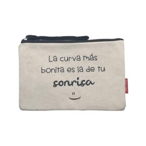 hello-bags. Bolso Neceser/Cartera Mano. Exterior: Algodón