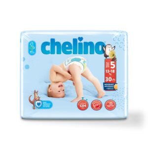 Chelino Pañales infantiles Talla 5 (13-18kg), 30 Unidades